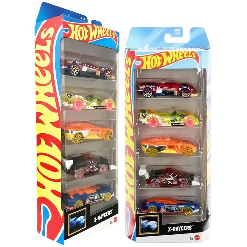 Hot Wheels Coleção X-raycers Pack 5 Carrinhos 1:64 Metal JBJ74